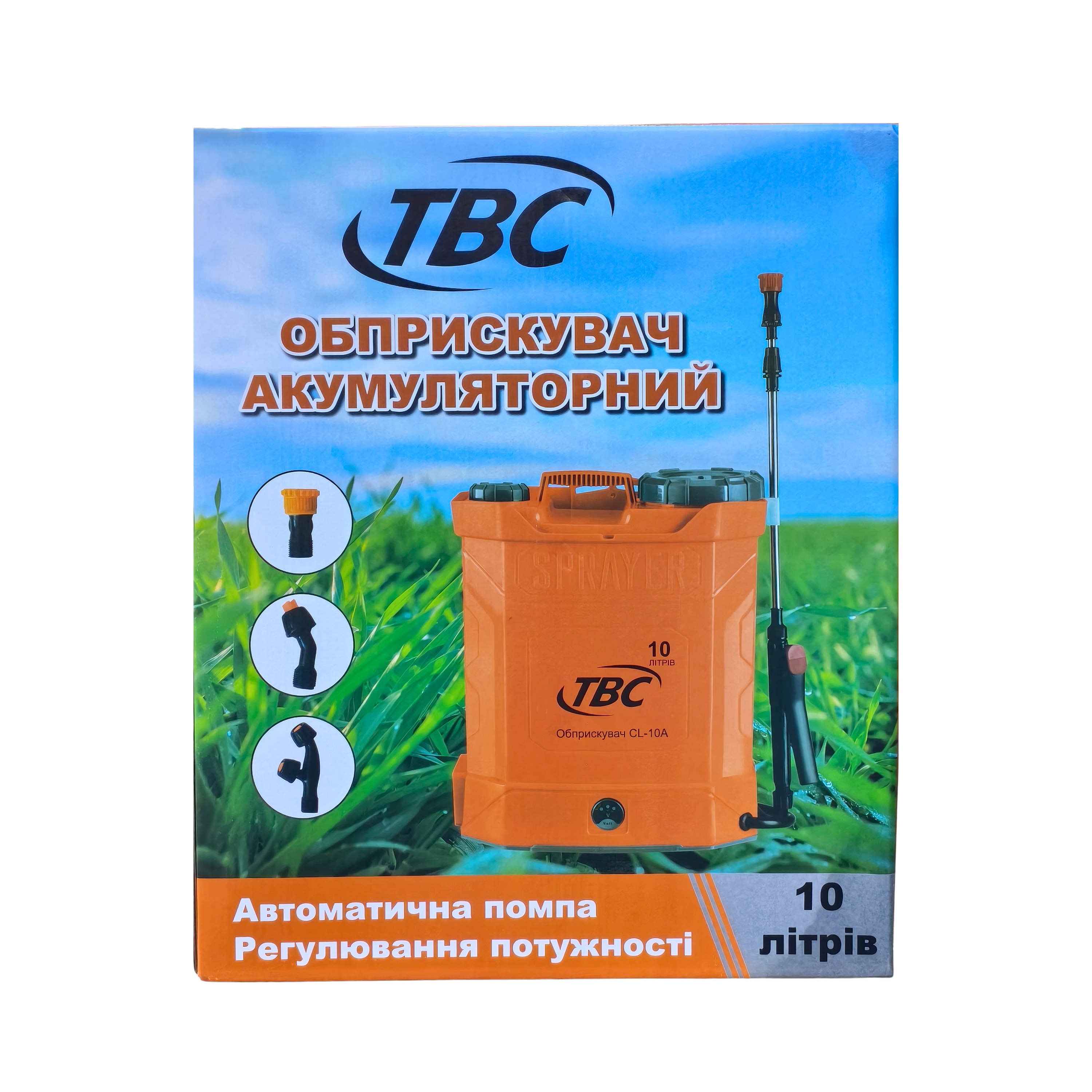 Мініатюра товару Обприскувач акумуляторний 10 л (CL 10 A)TBC
